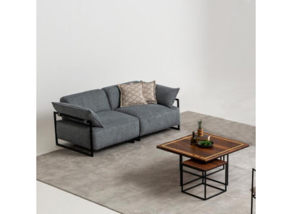 Woonkamer textiel bankstel 3-zit luxe meubel zit ontwerp bank lounge nieuw