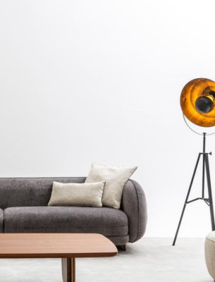 Woonkamer Grijs Stoffen Bankstel 4-zits Luxe Meubels Zit Ontwerp Bank Lounge