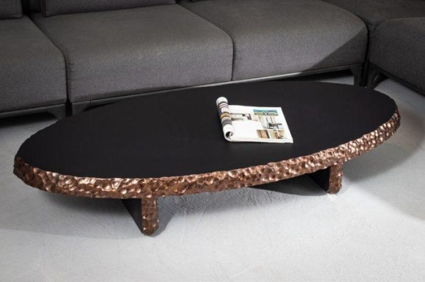 Moderne ovale salontafel ontwerper woonkamer exclusieve bijzettafel
