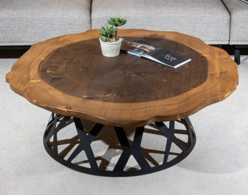 Ontwerp salontafel luxe rond vorm metaal Elegante woonkamer nieuw