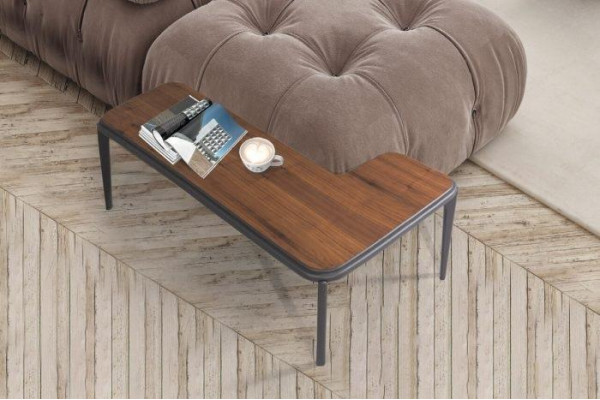 Chique salontafel voor woonkamer L-vormig modern nieuwigheid grijze kleur