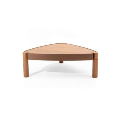 Luxe houten salontafel met houten blad Stijlvol meubilair voor woonkamer