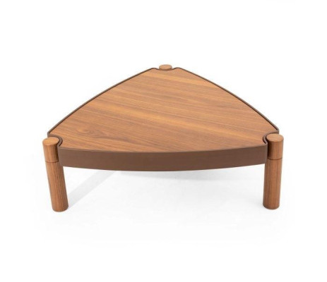 Luxe houten salontafel met houten blad Stijlvol meubilair voor woonkamer