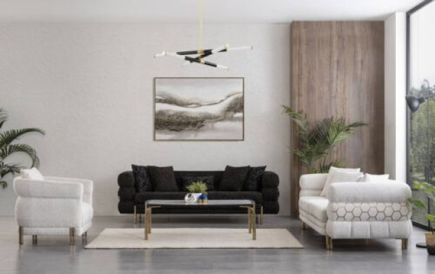 Bankstel 3+3+1 zitter luxe fauteuil woonkamer set bankstellen 3-delig