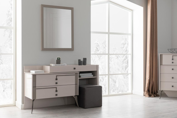 Slaapkamer complete set Bed 2x Nachtkastjes Meubels Luxe 7-delig