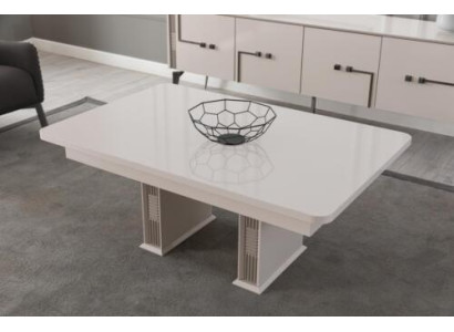 Witte salontafel woonkamer houten tafels luxe meubels design tafels