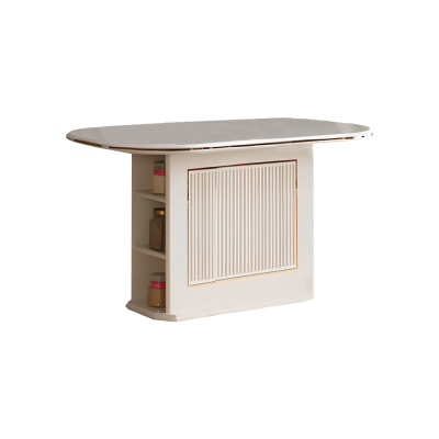Complete eetkamer luxe eetgroep eettafel stoelen 5-delig beige eethoek