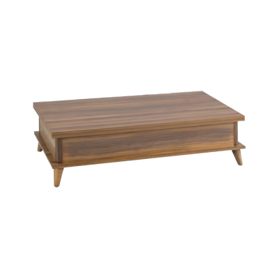 Koffietafel Uitschuifbare salontafel Eettafel Tafel Hout Bruin Meubels
