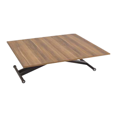 Eettafel Salontafel Uitschuifbare tafel Hout Bruin Koffietafel 120 cm