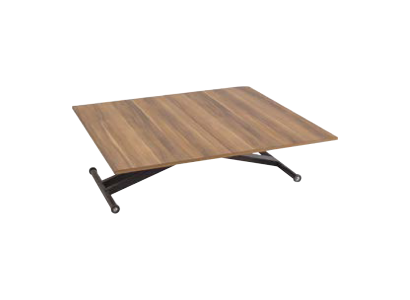 Eettafel Salontafel Uitschuifbare tafel Hout Bruin Koffietafel 120 cm