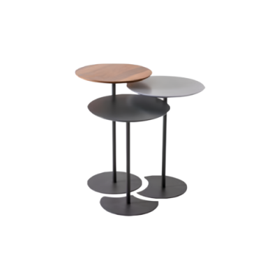 Bijzettafelset Salontafel Koffietafel Bankettafel Zwart Tafel