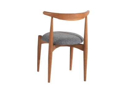 Eetkamerstoel Houten stoel Keukenstoel zonder armleuningen Bruin Houten meubels