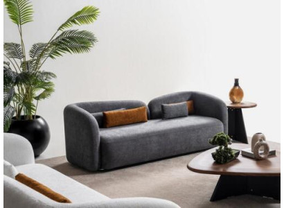 Woonkamerbank 3-zits designbank gestoffeerde banken stof textiel nieuw   Woonkamerbank 3-zits ontwerpbank gestoffeerd bank stof textiel nieuw