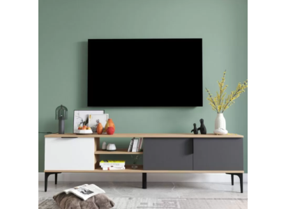 Lowboard RTV TV-stand Modern Design Rechthoekig Hout Materiaal Luxe Ontwerp