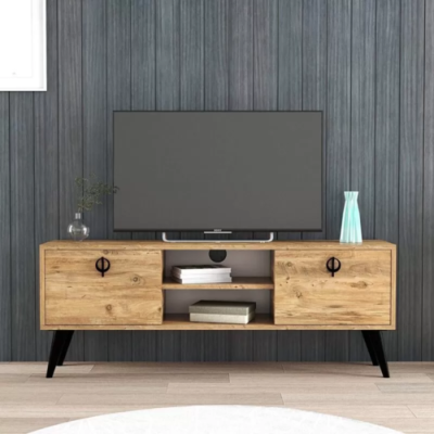 Bruin woonkamer TV-lagekast sideboard RTV modern design rechthoekige vorm