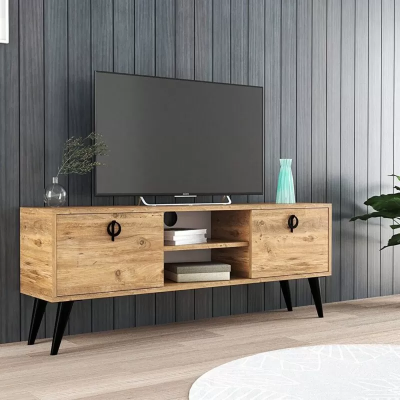 Bruin woonkamer TV-lagekast sideboard RTV modern design rechthoekige vorm