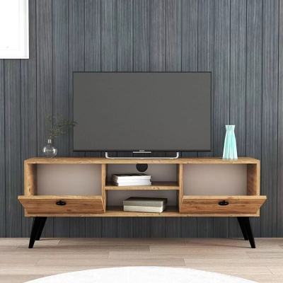 Bruin woonkamer TV-lagekast sideboard RTV modern design rechthoekige vorm