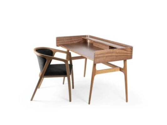 Ontwerp bureau Slaapkamer Luxe Stoel Hout Computertafel Inrichting