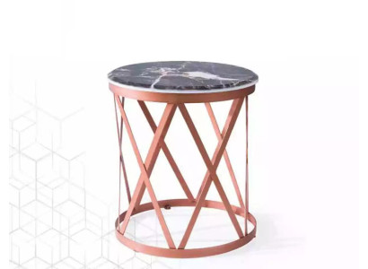 Woonkamer bijzettafel luxueus luxe meubel tafel bruin design nieuw