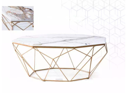 Salontafel Meubilair Tafel Goud Luxe Nieuw Modern Woonkamerontwerp Metaal