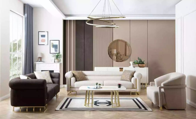 Lounge meubels éénzitter draaistoel bankstel 1-zits woonkamer modern