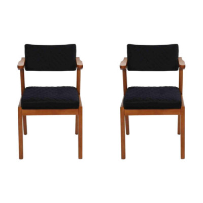 Eetkamerstoel Modern Hout Meubels 2x Stoelen Luxe Design Inrichting Nieuw