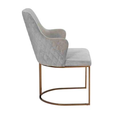 Luxe grijze eetkamerstoelen stijlvolle keukenstoelen Moderne design 6x stoelen nieuw