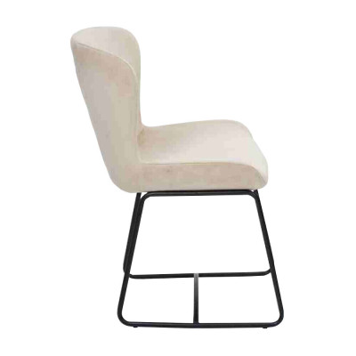 Eetkamerstoel 2x Stoelen Eetkamer Modern Stoelen Metaal Ontwerp Wit nieuw