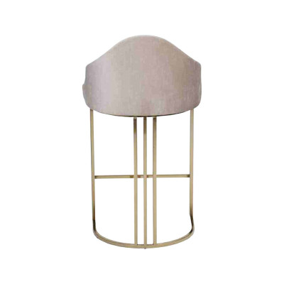 Luxe Eettafel Stoel Beige Armstoel Meubels Inrichting Zitkussen Stoelen