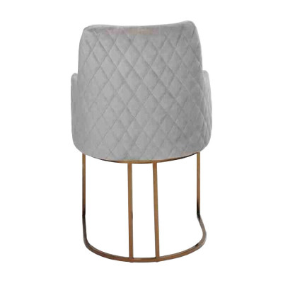 Moderne eetkamerstoel Keukenstoelen Luxe designstoel Leunstoelen Grijs Nieuw