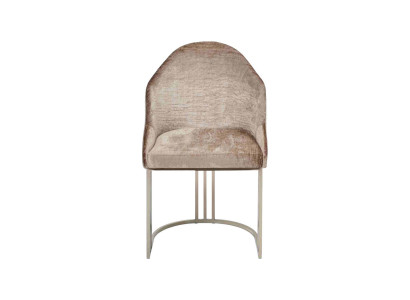 Eetkamerstoel 1-zits fauteuil Roestvrij staal Luxe Modern Meubelontwerp Nieuw