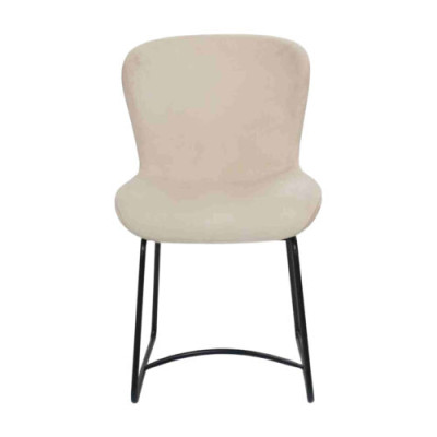 Eetkamerstoel Stoel Eetkamer Modern Stoelen Metaal Ontwerp Eet Wit Zitje Fauteuil