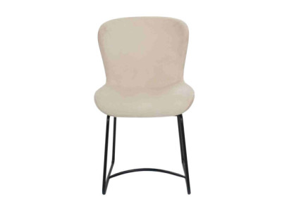 Eetkamerstoel Stoel Eetkamer Modern Stoelen Metaal Ontwerp Eet Wit Zitje Fauteuil