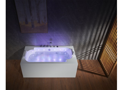 Whirlpool LED Wanne Spa Binnenkuip Whirlpool Hydrotherapie