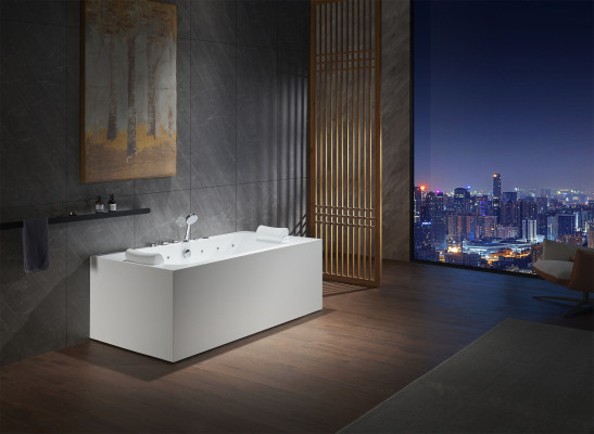 Whirlpool LED Wanne Spa Binnenkuip Whirlpool Hydrotherapie