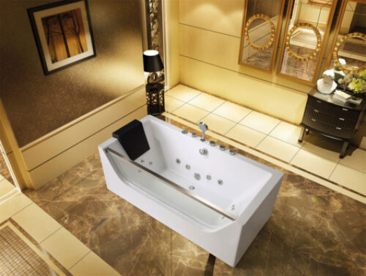 Bad Whirlpool Badkuip Bubbelbad Massagestralen Wellness Comfort