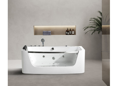 Luxe bubbelbad 150x80cm Glazen voorkant Badkuip Luxe badkuipen