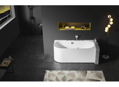 Acryl whirlpool Binnenbadkuip Thuis spa Wit