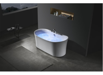 Acryl whirlpool binnenzwembad badkuip thuis spa wit