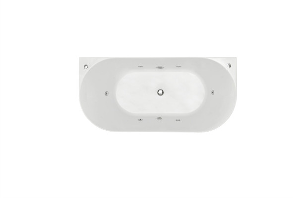 Ontspannende Wandre Spa Binnenbadkuip Whirlpool Wit .