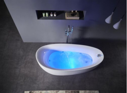 Binnen whirlpool badkuip badkuip thuishoekbad spa badkuip