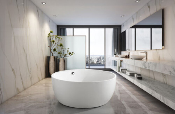 Ronde badkuip Vrijstaand ligbad Badkamer Badkuip Vrijstaand Wit