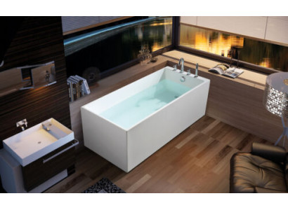 Luxe badkamer acryl ligbad 140x70 badkuip compleet ontwerp.