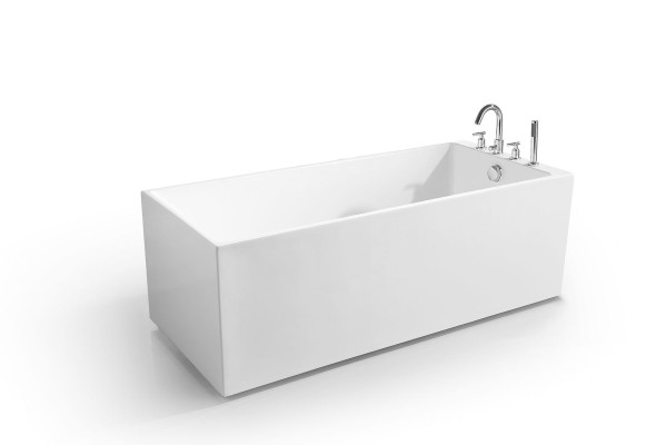 Luxe badkamer acryl ligbad 140x70 badkuip compleet ontwerp.