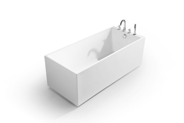 Luxe badkamer acryl ligbad 140x70 badkuip compleet ontwerp.