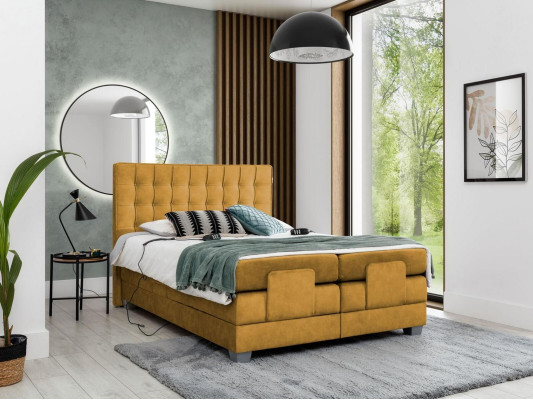 Bed Luxe meubels Slaapkamer gestoffeerd tweepersoonsbed Textiel Inrichting Nieuw