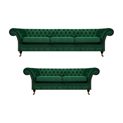 Sofa set 2-delig Bankstellen Chesterfield woonkamer banken 3+2 Zitmeubels