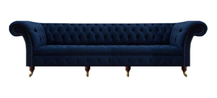 Vierzitsbank Bank Woonkamer Chesterfield meubels Design Inrichting