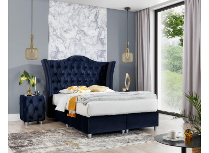 Zet slaapkamerbed 2x nachtkastjes 3-delig luxe inrichting compleet design