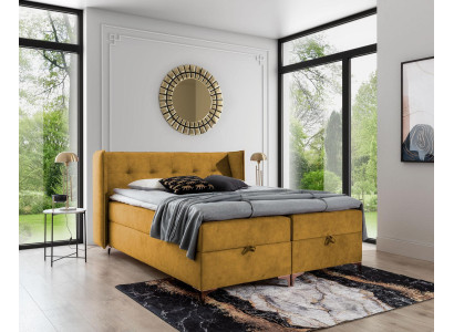 Bed 160x200 cm luxe design meubels slaapkamer boxspringbed dubbel nieuw